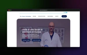Sito web one page realizzato per Paschetta Salute