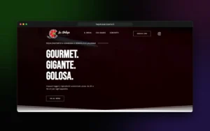 Sito web pizzeria realizzato per La Golosa Pizzeria