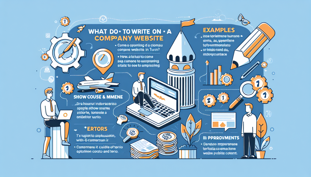 Cosa scrivere in un sito web aziendale: guida da Torino